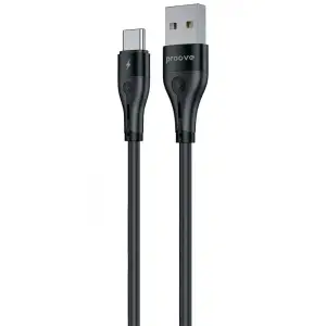 Кабель Proove Soft Silicone USB to Type-C 3A (2m) Black