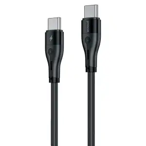 Кабель Proove Soft Silicone Type-C to Type-C 60W (2m) Black