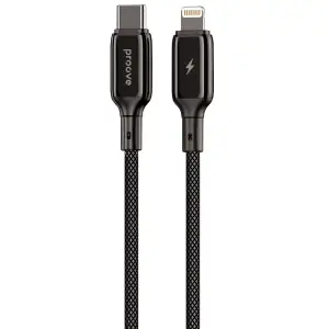 Кабель Proove Dense Metal Type-C to Lightning 27W (2m) Black
