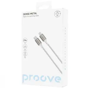 Кабель Proove Dense Metal Type-C to Lightning 27W (2m) White