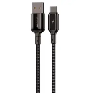 Кабель Proove Dense Metal USB to Type-C 3A (2m) Black