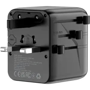 Універсальний адаптер Proove Trip 25W Black TATL25310001