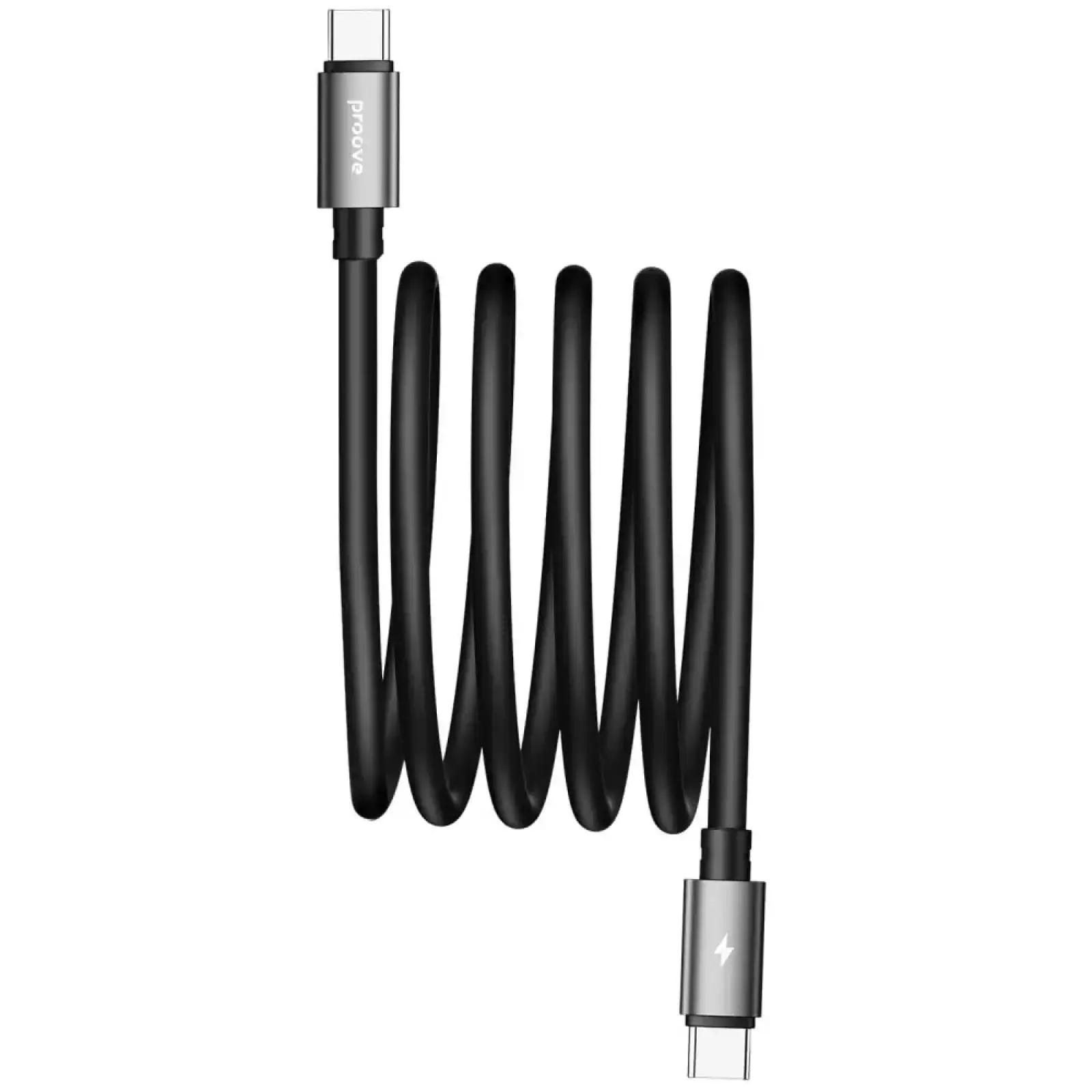Кабель Proove Magneto Type-C to Type-C 60W (1m) Black