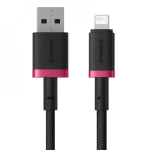 Кабель Baseus Dura Series Fast Charging Lightning 2.4A (2m) Black/Red (P10377801U01-03)