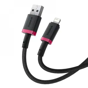 Кабель Baseus Dura Series Fast Charging Lightning 2.4A (2m) Black/Red (P10377801U01-03)