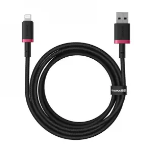 Кабель Baseus Dura Series Fast Charging Lightning 2.4A (2m) Black/Red (P10377801U01-03)