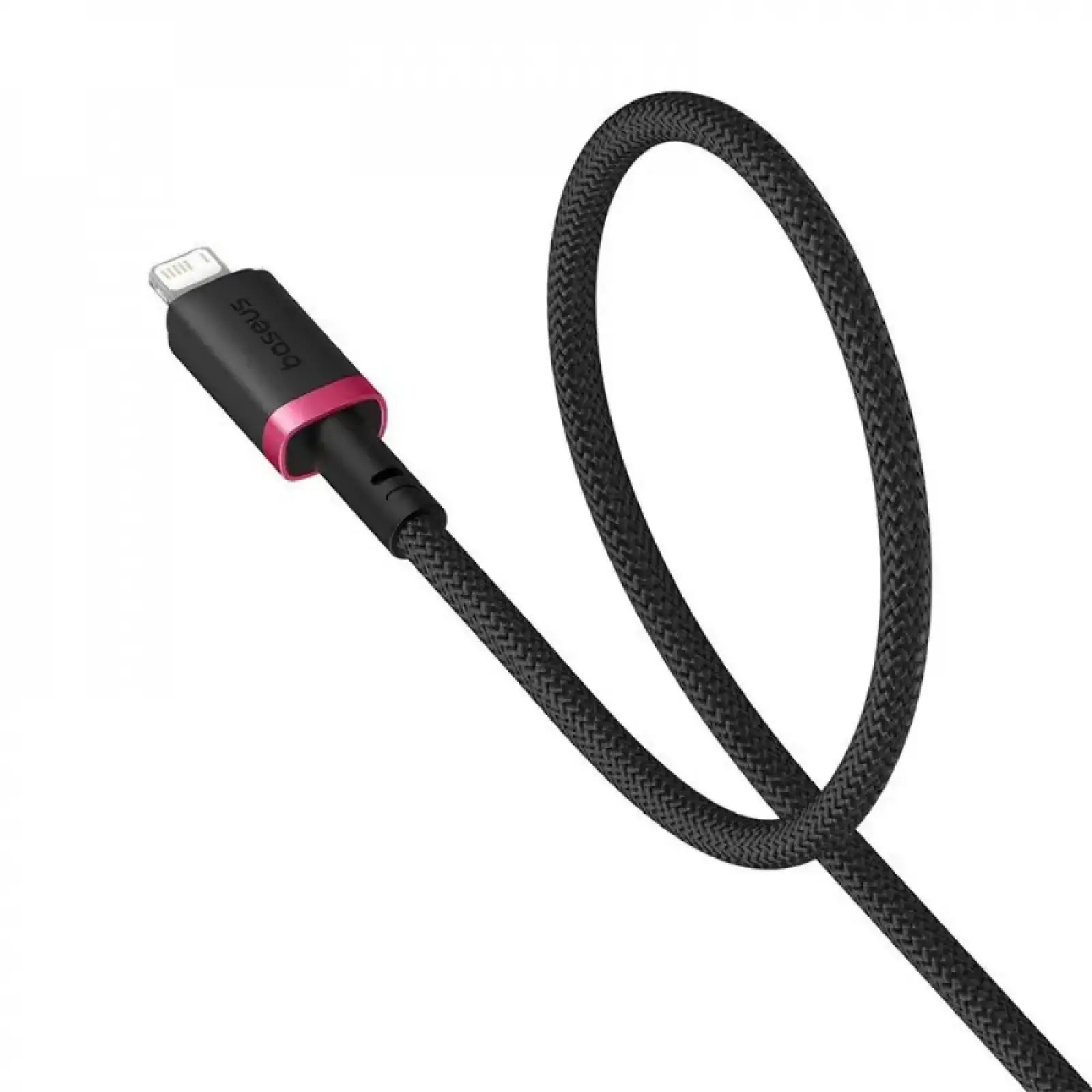 Кабель Baseus Dura Series Fast Charging Lightning 2.4A (2m) Black/Red (P10377801U01-03)