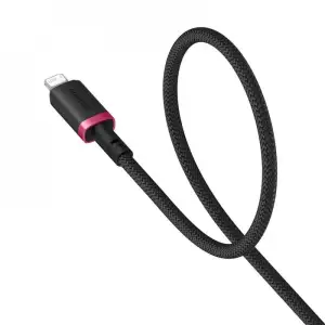 Кабель Baseus Dura Series Fast Charging Lightning 2.4A (2m) Black/Red (P10377801U01-03)