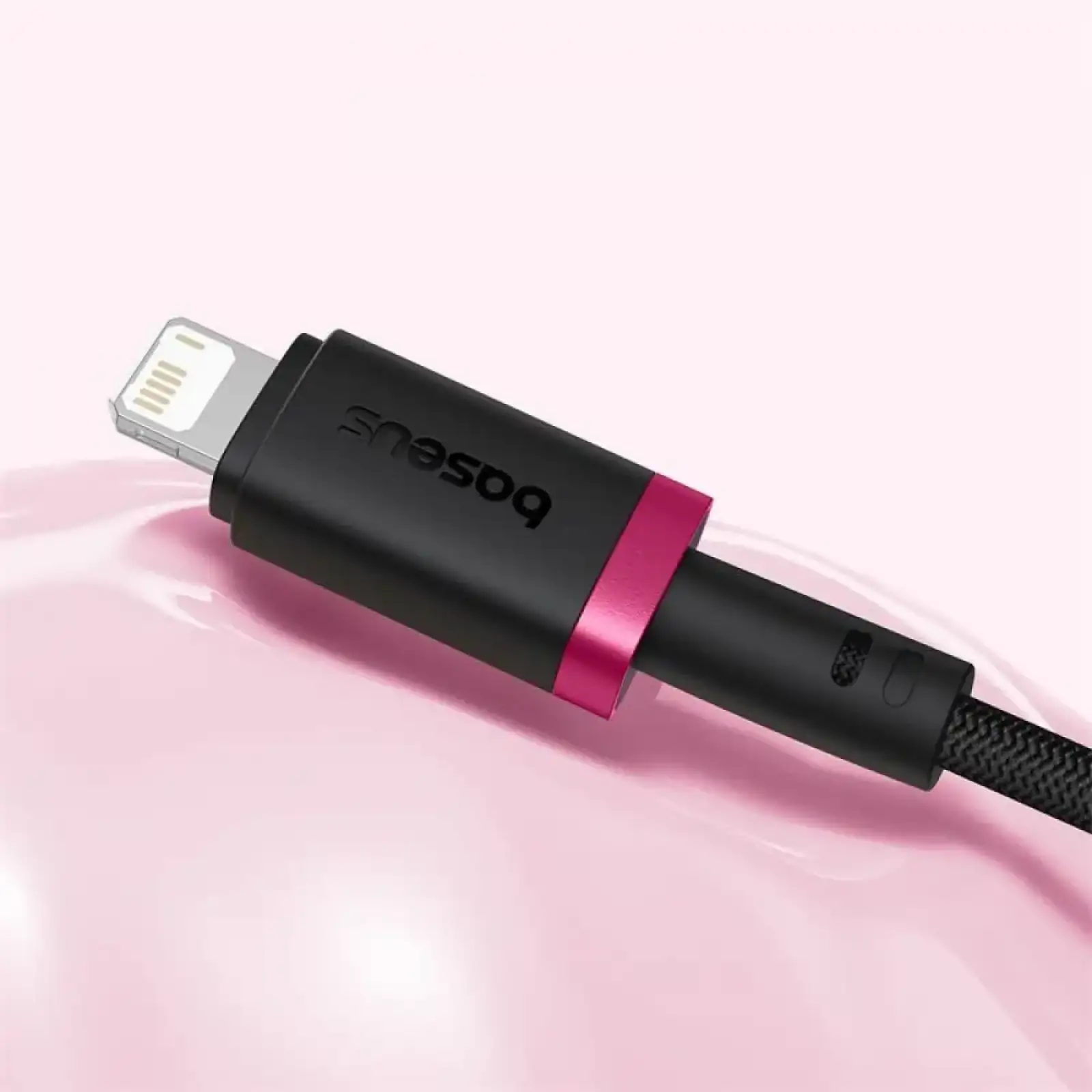 Кабель Baseus Dura Series Fast Charging Lightning 2.4A (2m) Black/Red (P10377801U01-03)