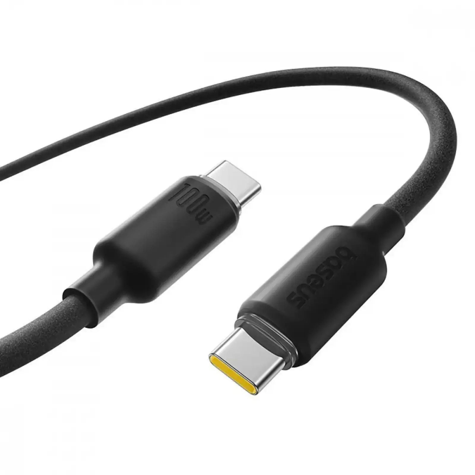 Кабель Baseus Foamed Silicone Fast Charging Data Type-C to Type-C 100W (2m) Black