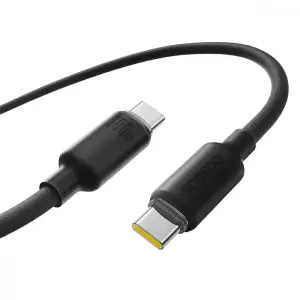 Кабель Baseus Foamed Silicone Fast Charging Data Type-C to Type-C 100W (2m) Black