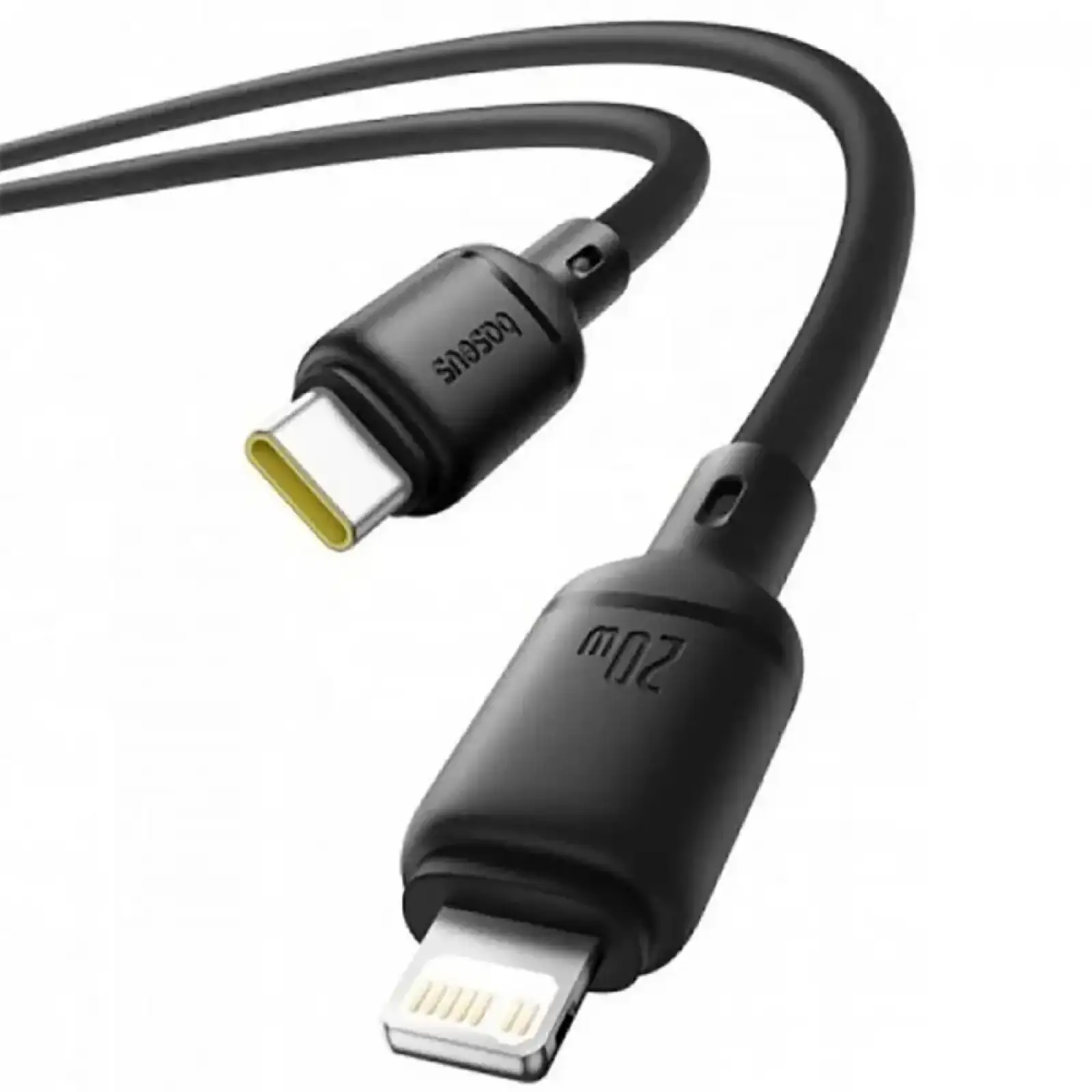 Кабель Baseus Foamed Silicone Fast Charging Type-C to Lightning 20W (2m) Black