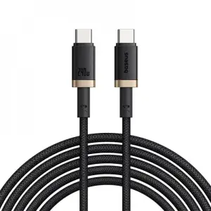 Кабель Baseus Dura Fast Charging Type-C to Type-C 240W (1m) black/gold