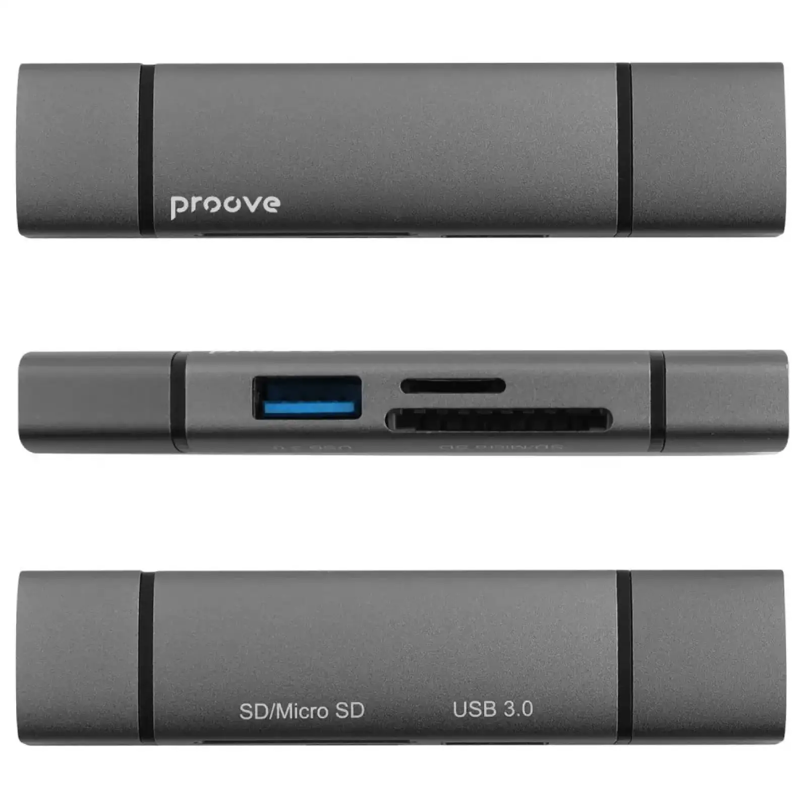 Картридер Proove Arc Link 3-in-1 Silver (HBAL00210014)