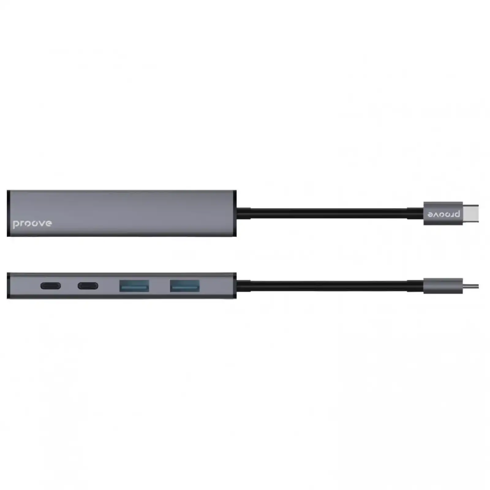 USB-хаб Proove Arc Link 5-in-1 Silver (HBAL00222024)