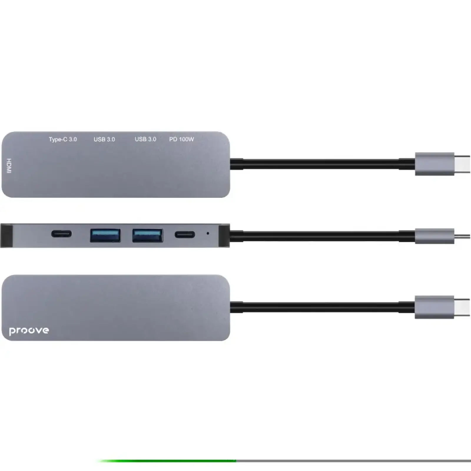 USB-хаб Proove Arc Link 5-in-1 Silver (HBAL00010604)