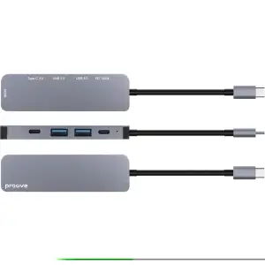 USB-хаб Proove Arc Link 5-in-1 Silver (HBAL00010604)