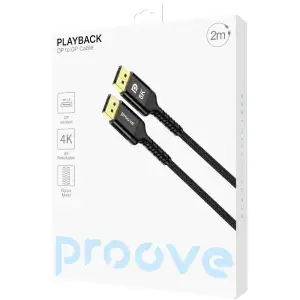 Кабель Proove Playback DP to DP 2m Black