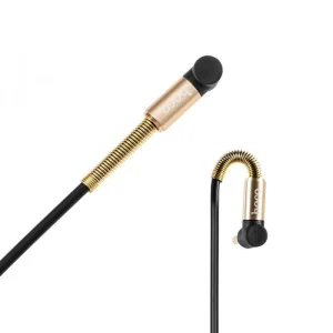 Кабель AUX Hoco UPA02 With Mic (2m) Black