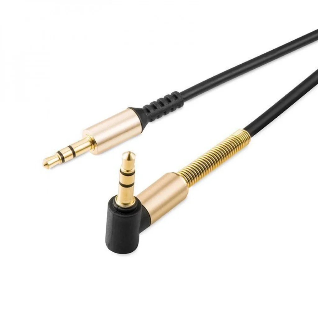 Кабель AUX Hoco UPA02 With Mic (2m) Black