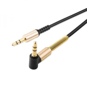 Кабель AUX Hoco UPA02 With Mic (2m) Black