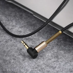 Кабель AUX Hoco UPA02 With Mic (2m) Black