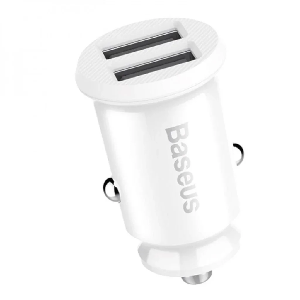 АЗП Baseus Grain 3.1A 2USB Black, CCALL-ML01