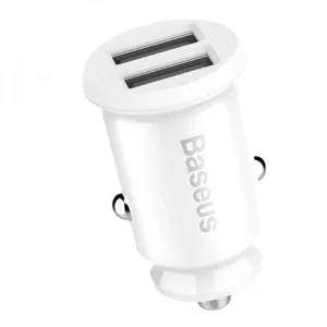 АЗП Baseus Grain 3.1A 2USB Black, CCALL-ML01