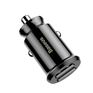 АЗП Baseus Grain 3.1A 2USB Black, CCALL-ML01