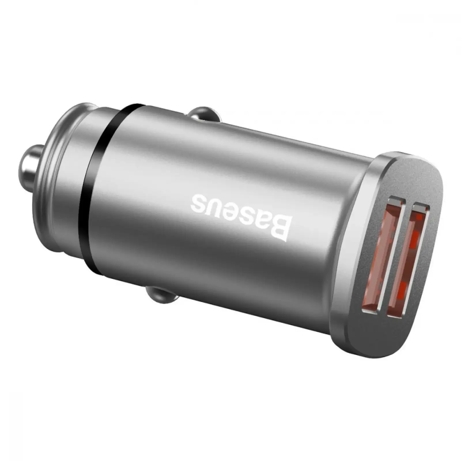 АЗУ Baseus Square Metal QC 3.0 30W 2USB Black, CCALL-DS01