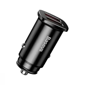 АЗУ Baseus Square Metal QC 3.0 30W 2USB Black, CCALL-DS01