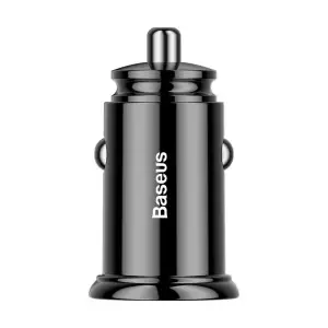 АЗП Baseus Circular Plastic PD3.0 QC 4.0 + 30W USB + Type-C Black, CCALL-YS01