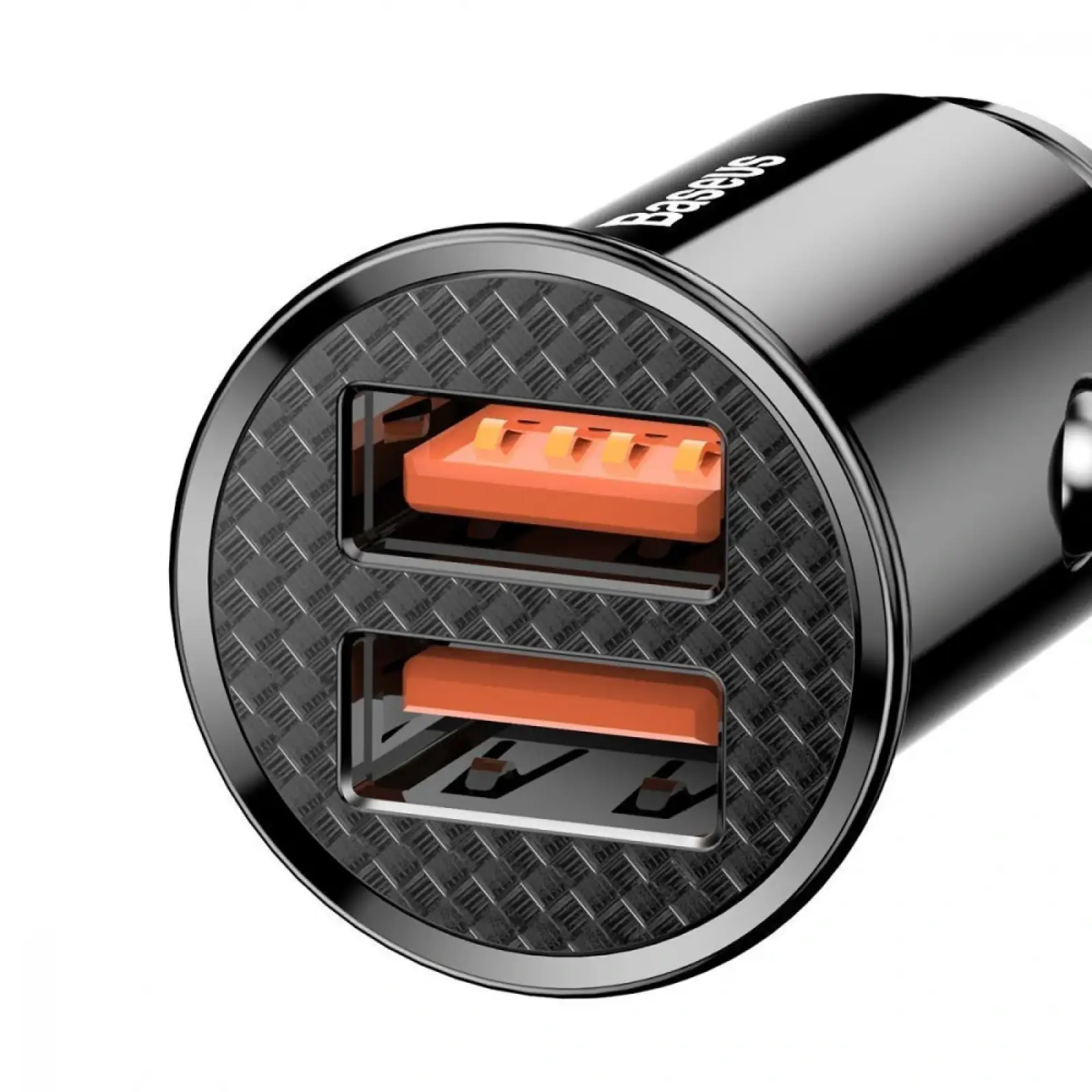 АЗУ Baseus Circular Plastic QC 3.0 30W 2USB Black, CCALL-YD01