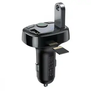 АЗП Baseus FM Launcher S-09A 10W 2USB Black