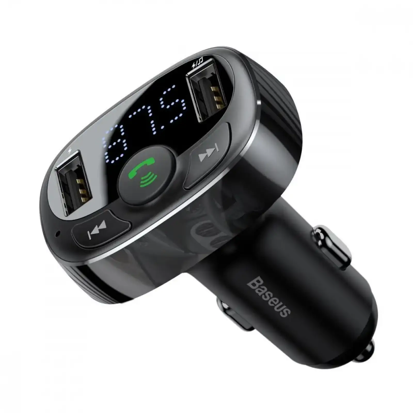 АЗП Baseus FM Launcher S-09A 10W 2USB Black