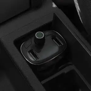 АЗП Baseus FM Launcher S-09A 10W 2USB Black