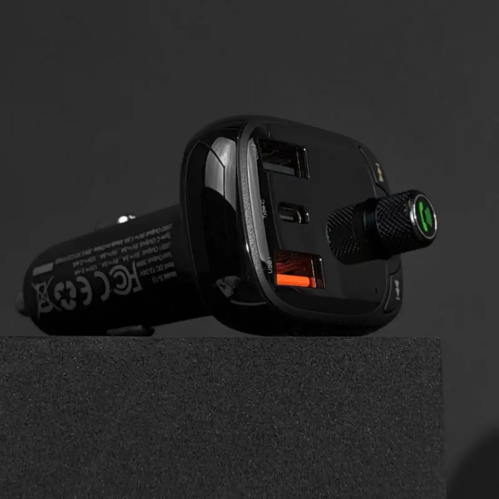 Автомобильное ЗУ Baseus FM Launcher S-13 36W (PD+QC3.0) Type-C+2USB Black
