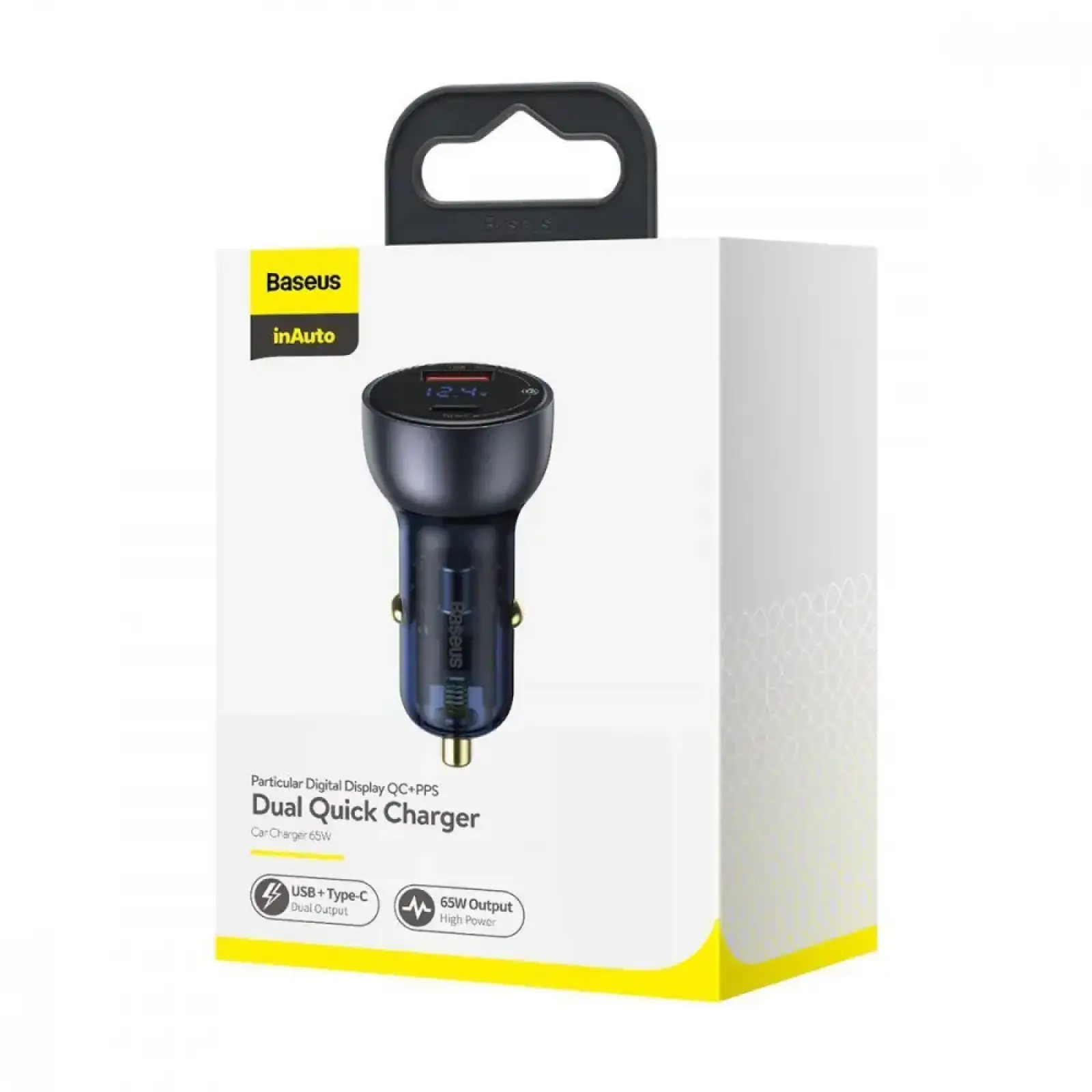 АЗП Baseus Particular 65W (Type-C + USB) Gray