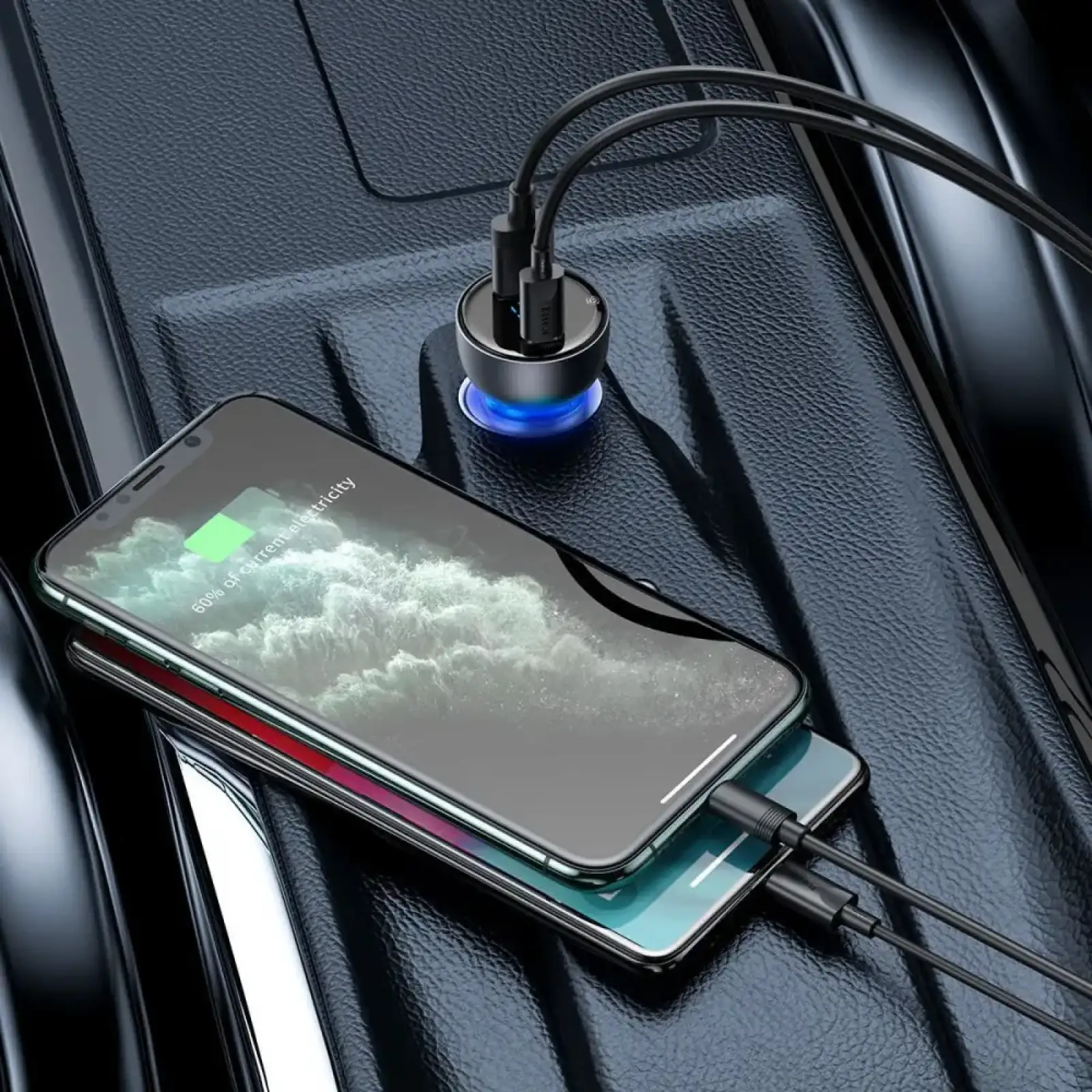 АЗП Baseus Particular 65W (Type-C + USB) Gray