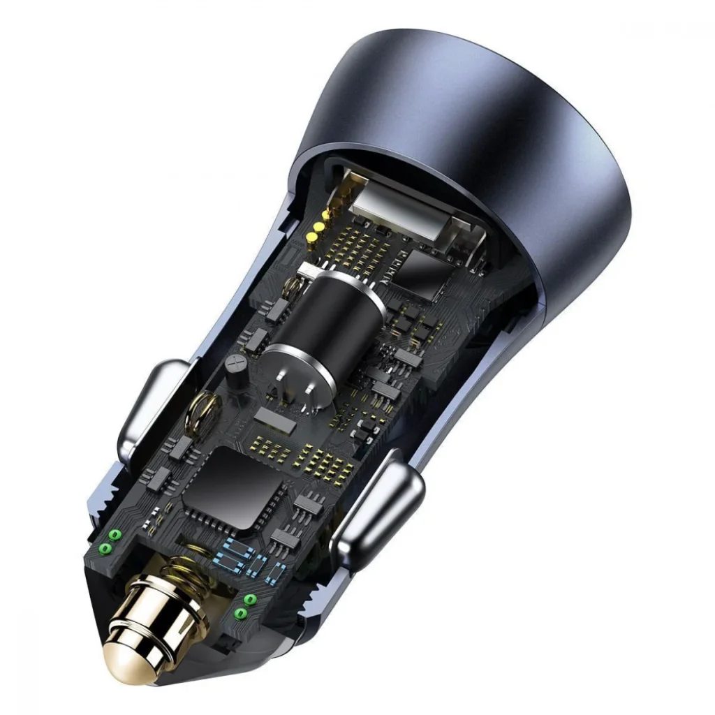 АЗП Baseus Golden Contactor Pro 40W USB + Type-C Blue, CCJD-03