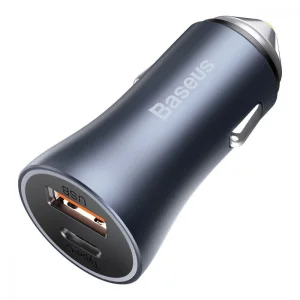 АЗП Baseus Golden Contactor Pro 40W USB + Type-C Gray, CCJD-0G
