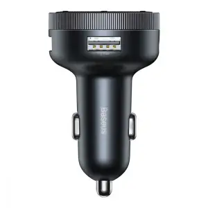 АЗП Baseus FM Launcher Enjoy 3.4A Black, CCLH-01