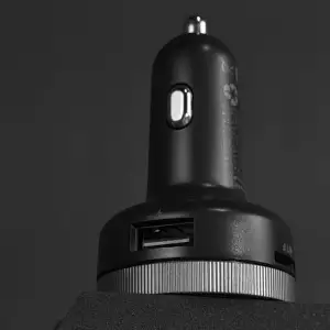 АЗП Baseus FM Launcher Enjoy 3.4A Black, CCLH-01