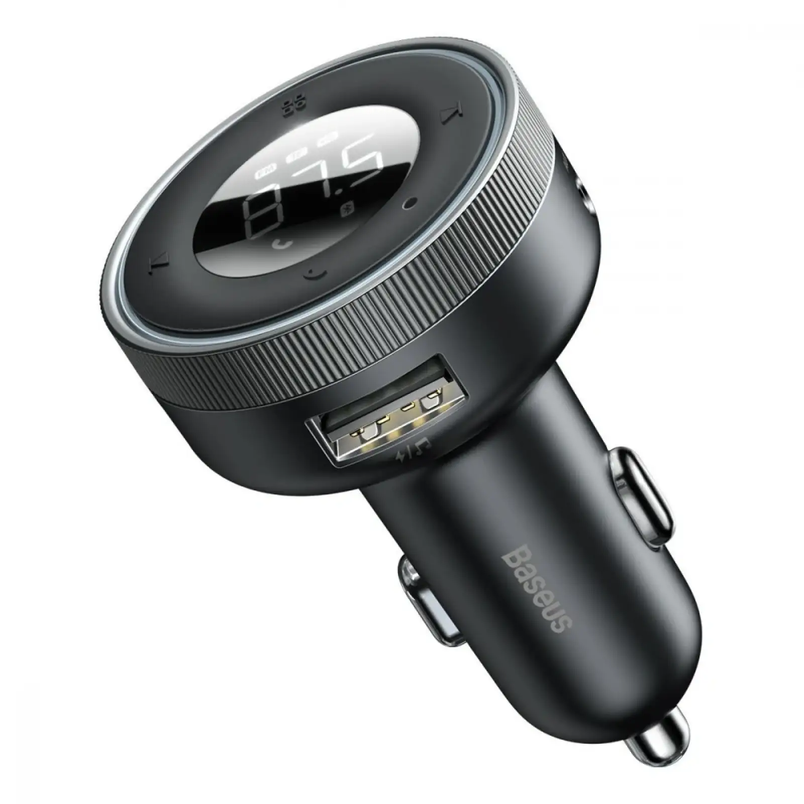 АЗП Baseus FM Launcher Enjoy 3.4A Black, CCLH-01