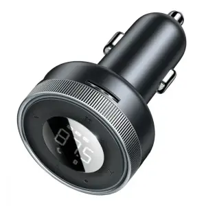 АЗП Baseus FM Launcher Enjoy 3.4A Black, CCLH-01