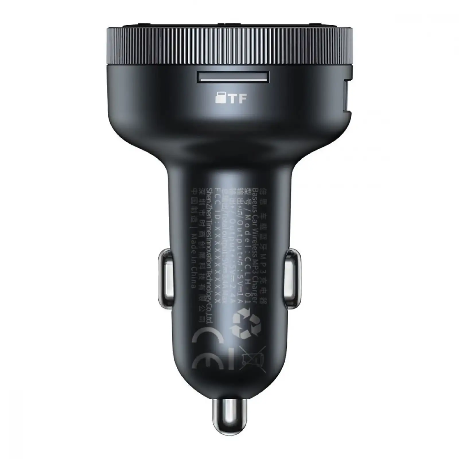АЗП Baseus FM Launcher Enjoy 3.4A Black, CCLH-01