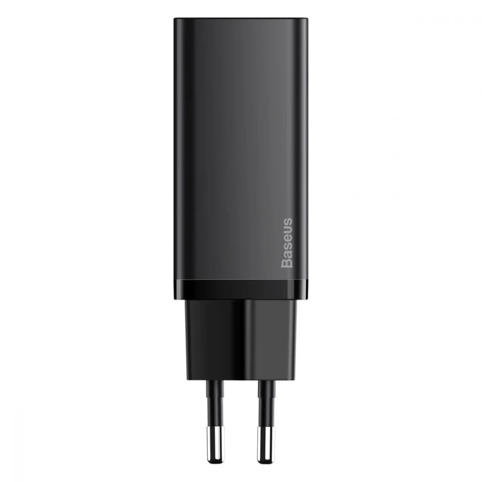 МЗП Baseus GaN2 Lite Quick Charger 65W (1 Type-C + 1 USB) Black, CCGAN2L-B01