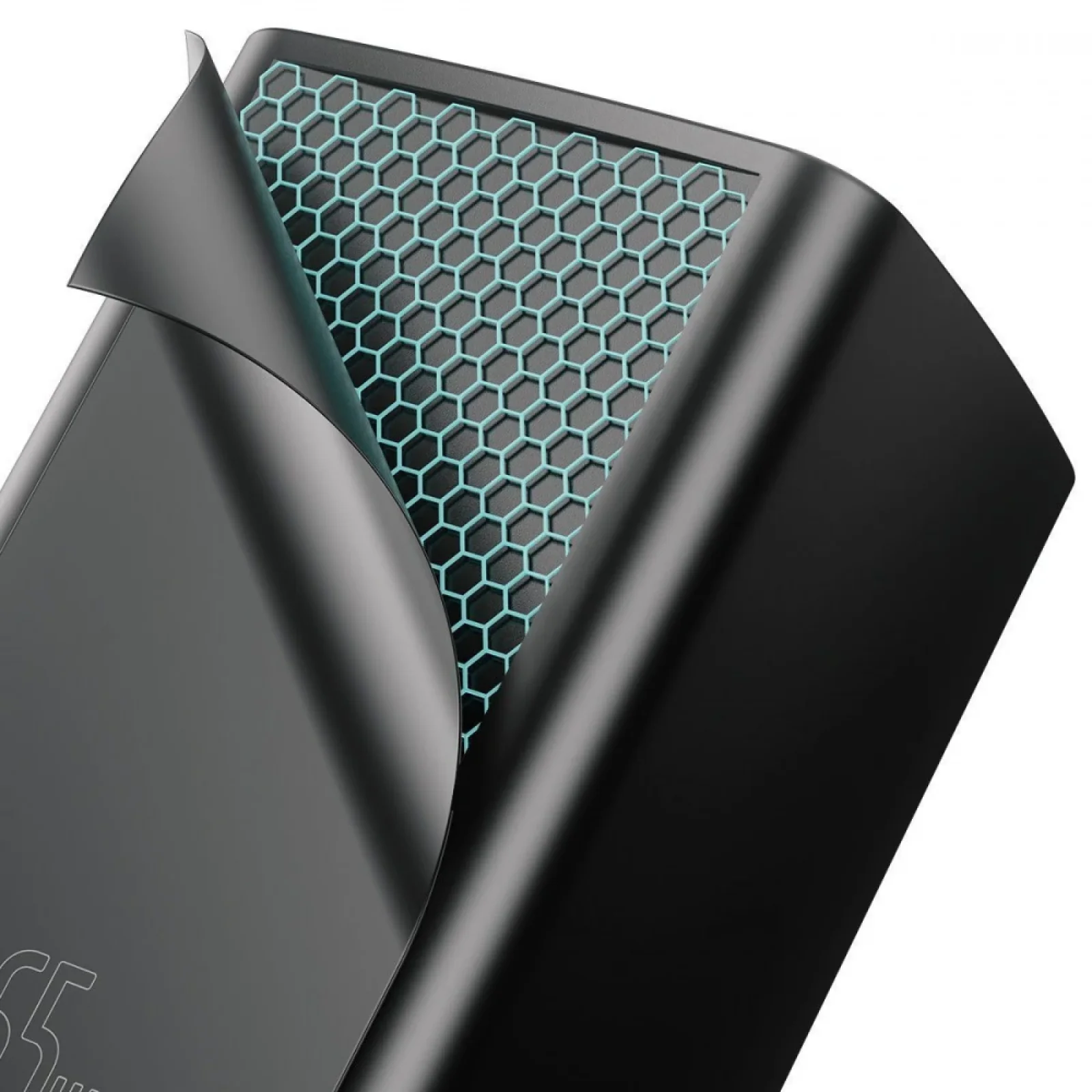 МЗП Baseus GaN2 Lite Quick Charger 65W (1 Type-C + 1 USB) Black, CCGAN2L-B01