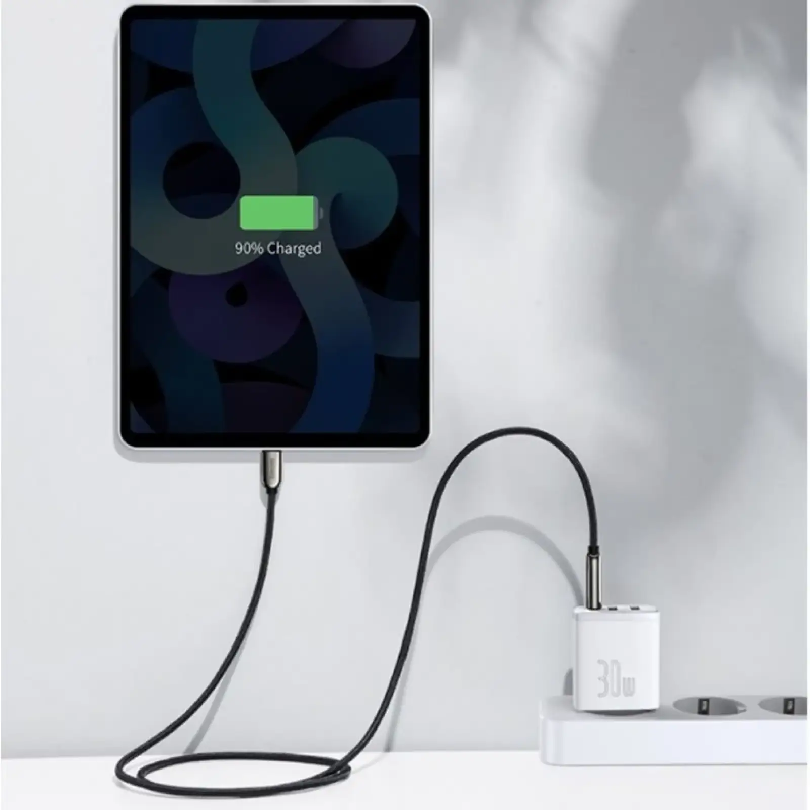 МЗП Baseus Compact Quick Charger 30W QC+ PD (1Type-C + 2USB) Black, CCXJ-E01