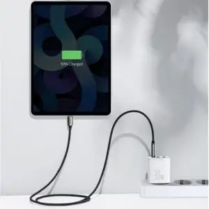 МЗП Baseus Compact Quick Charger 30W QC+ PD (1Type-C + 2USB) White, CCXJ-E02